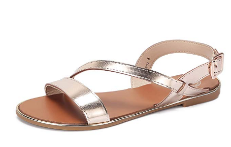 Flat Gold Sandals